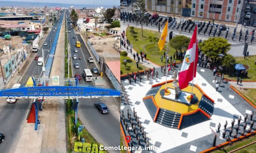 Cómo llegar a Coronel Gregorio Albarracín Lanchipa desde Lima — distrito metropolitano de Tacna