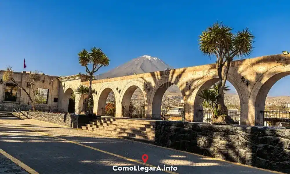 Cómo llegar a Yanahuara desde Lima — mirador y sillar en Arequipa